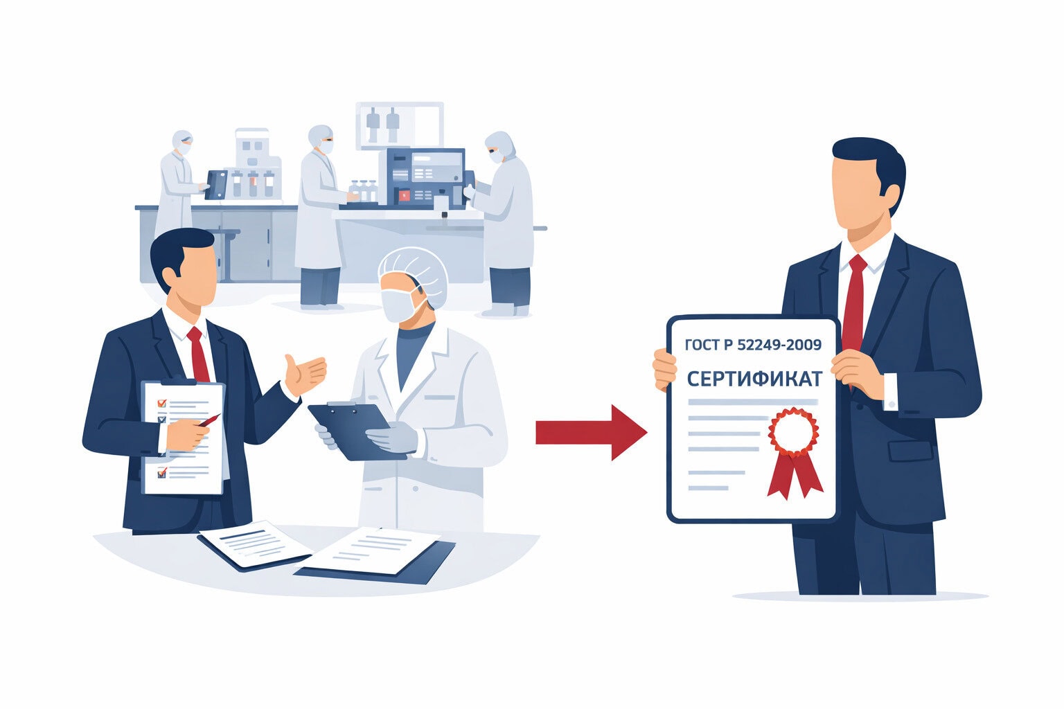 Процедура сертификации ГОСТ Р 52249-2009 во Владикавказе